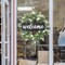 Wreath for Front Door 16 Inch Eucalyptus Leaves Wreath Green Leaves Wreath with Welcome Sign Door Wreath Spring Summer Wreath for Farmhouse Home Porch Indoor Outdoor Decor (Black)